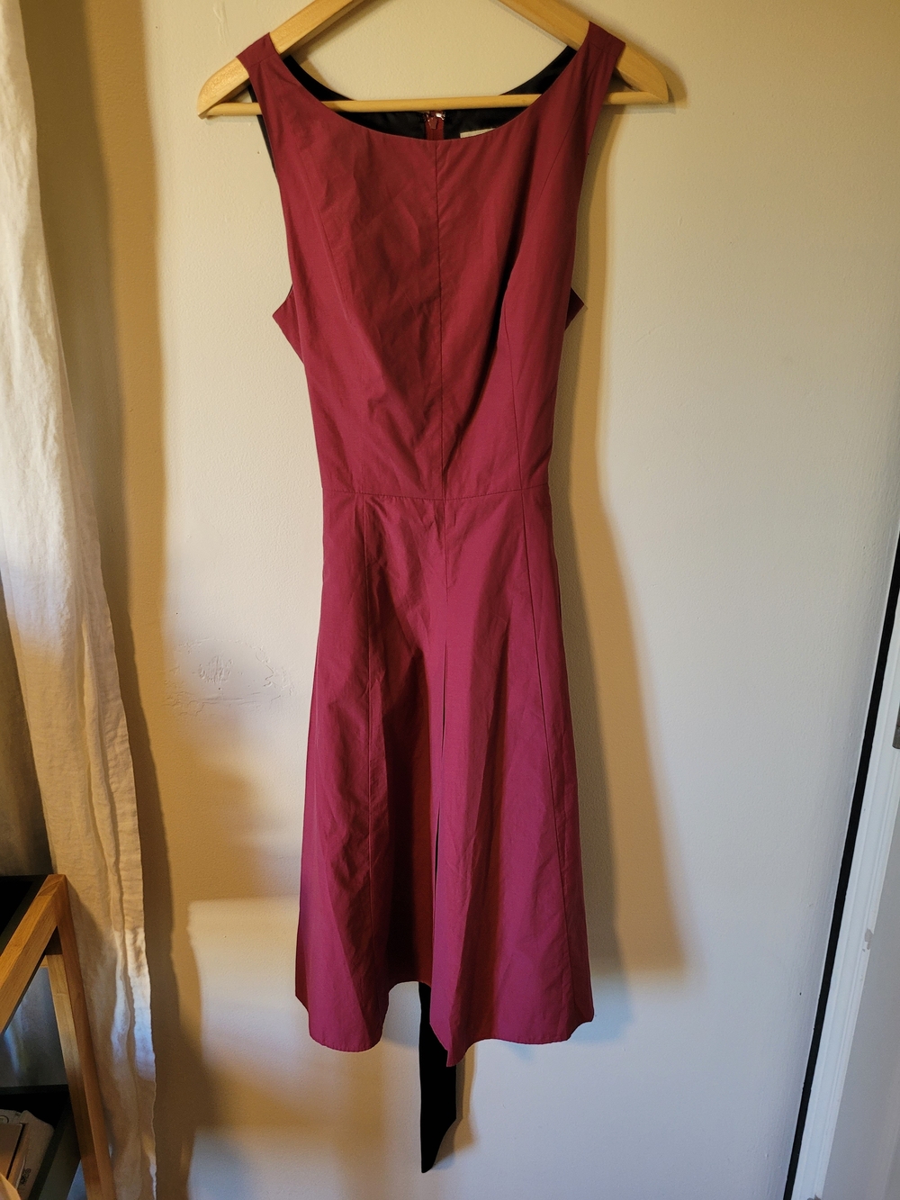 RW&CO. Sleeveless Midi Dress in Deep Raspberry